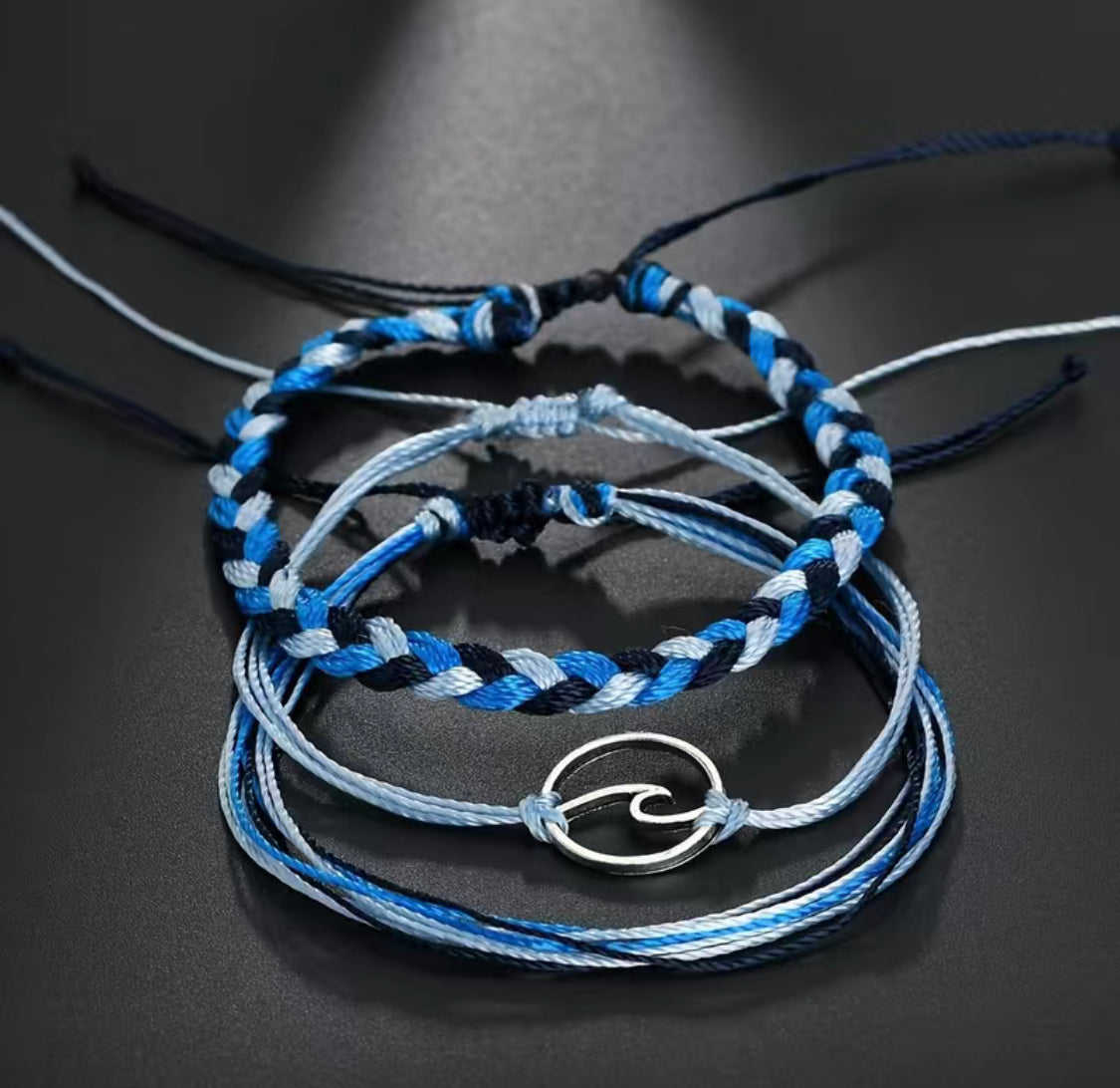 Wave Bracelet Trio