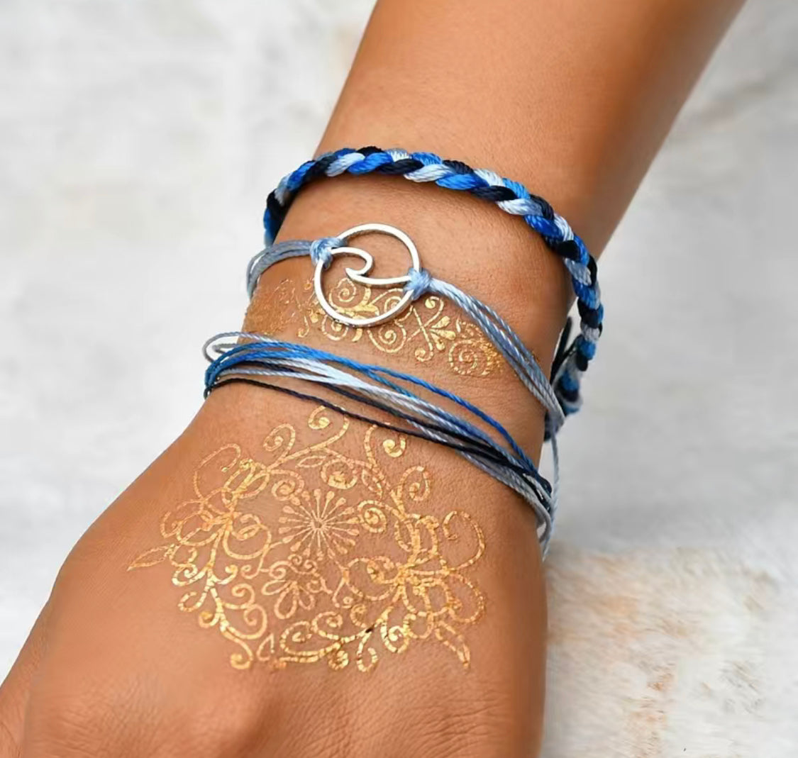 Wave Bracelet Trio